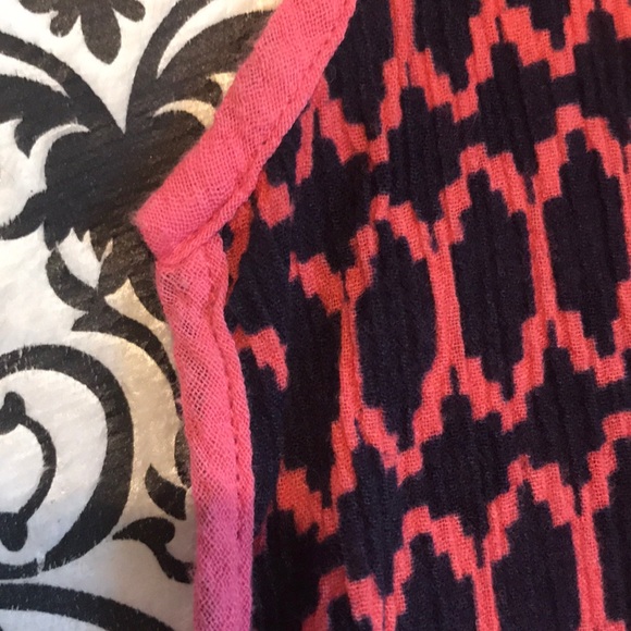 JCrew gauzy tunic or coverup trellis design - Picture 3 of 3